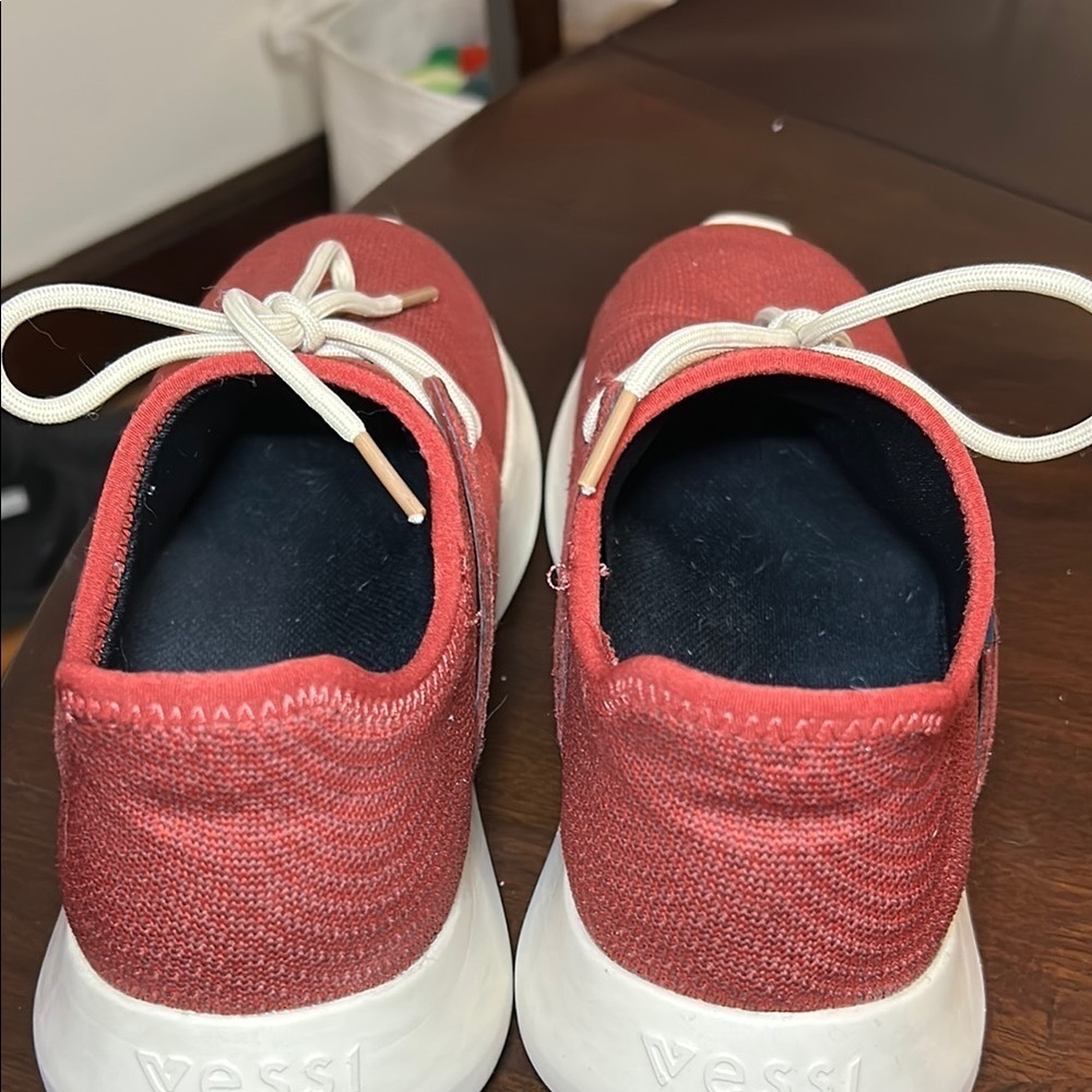 Vessi Maple Red on Off White Women’s Everyday Classic - Picture 13 of 15